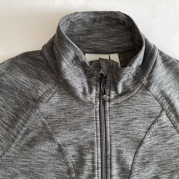 Athleta CYA Hope 2 activewear running jacket striated grey reflective Medium - Picture 4 of 16